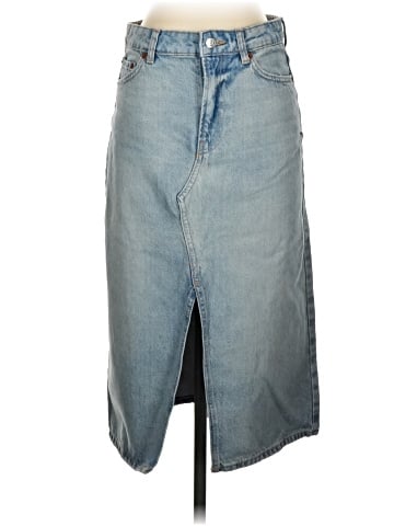 MNG Denim Skirt (view 1)