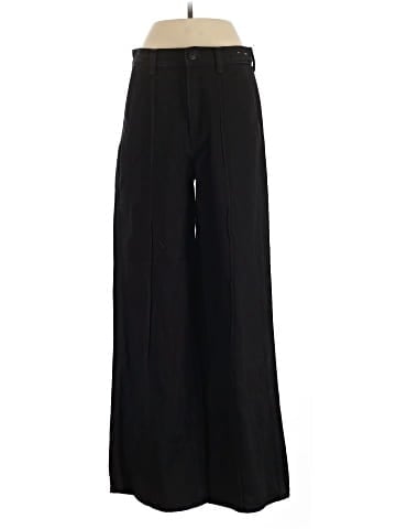 Madewell Superwide-Leg Trouser Jeans in Black Rinse Wash (view 1)