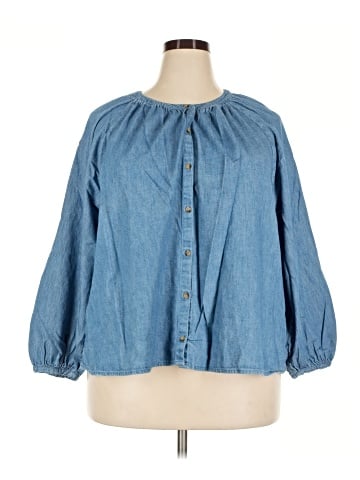 Old Navy 3/4 Sleeve Blouse (view 1)