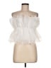 Francesca's 100% Polyester White Sleeveless Blouse Size M - photo 1