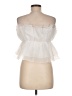Francesca's 100% Polyester White Sleeveless Blouse Size M - photo 2