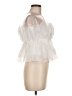 Francesca's 100% Polyester White Sleeveless Blouse Size M - photo 4
