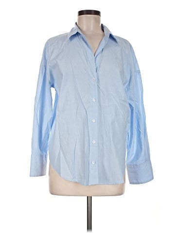 Zara Long Sleeve Button-Down Shirt (view 1)