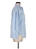 Zara Blue Long Sleeve Button-Down Shirt Size M - photo 4