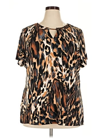 DressBarn Short Sleeve Blouse (view 1)