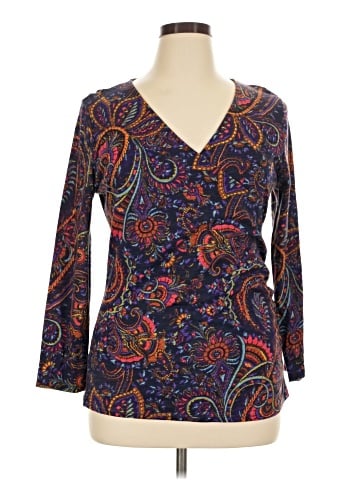 Coldwater Creek 3/4 Sleeve Blouse (view 1)