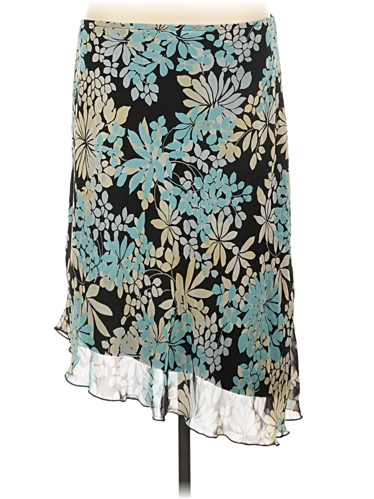 Pre-owned Ab Studio Casual Skirt In Teal