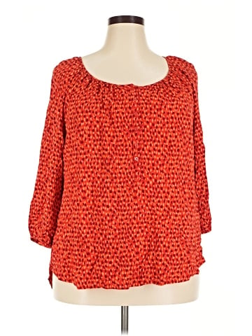 St. John's Bay 3/4 Sleeve Blouse (view 1)