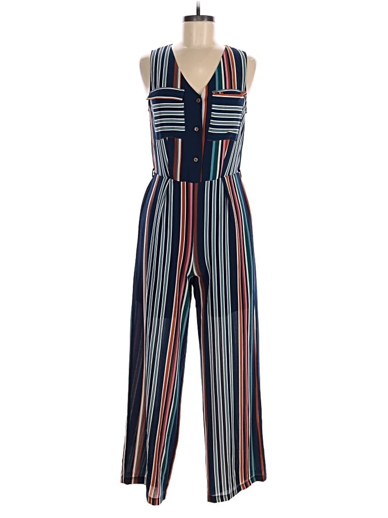 Pre-owned Monteau Jumpsuit In Blue