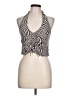 Motel Black Halter Top Size L - photo 1