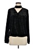 Three Eighty Two Black Long Sleeve Blouse Size M - photo 1