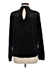 Three Eighty Two Black Long Sleeve Blouse Size M - photo 2