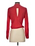 Bebe 100% Silk Red 3/4 Sleeve Silk Top Size S - photo 2
