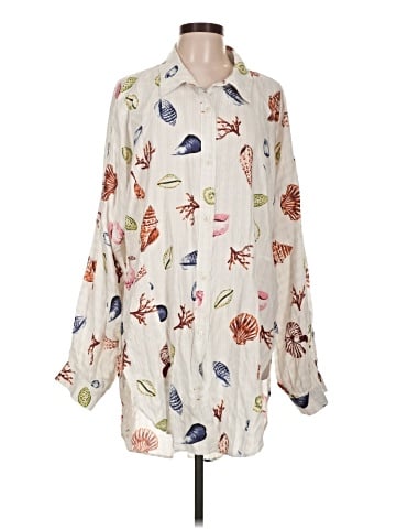 By Anthropologie Long Sleeve Blouse (view 1)