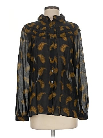 Massimo Dutti Long Sleeve Blouse (view 1)
