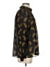 Massimo Dutti Animal Print Black Long Sleeve Blouse Size 0 - photo 4