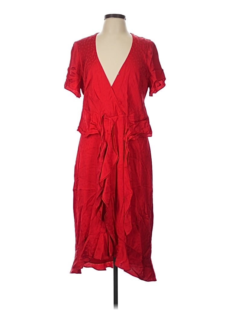 Pre-owned Parker Casual Dress In Red