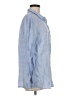 Gap 100% Linen Blue Long Sleeve Button-Down Shirt Size M - photo 4