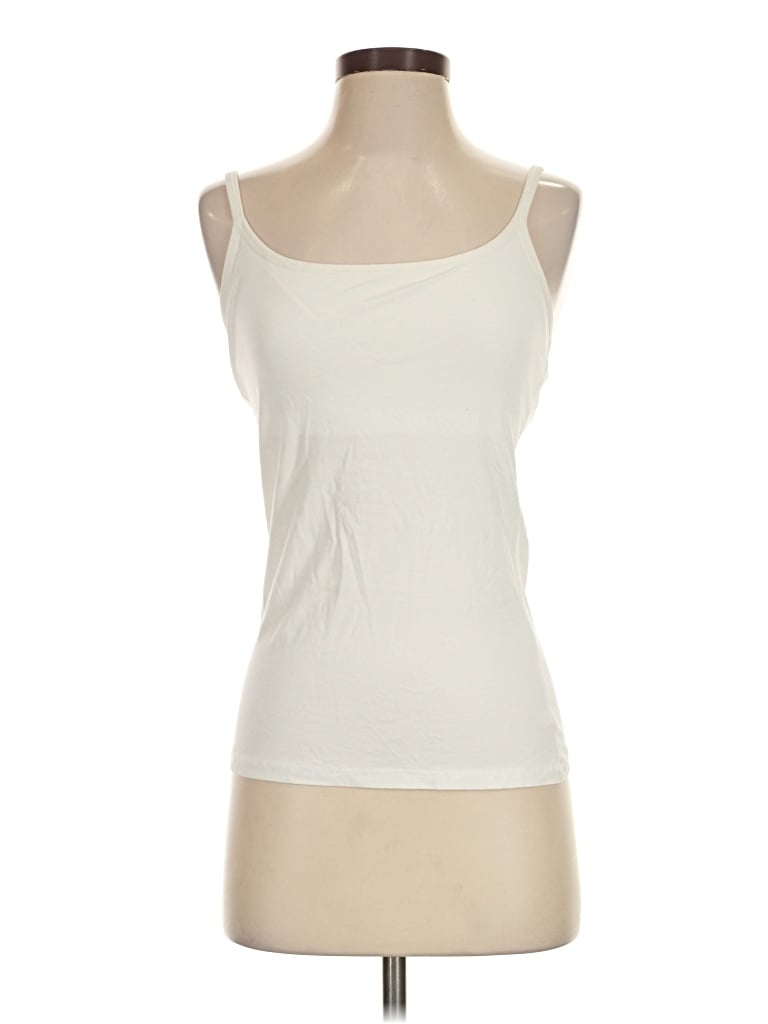 Pre-owned Pact Tank Top Ivory Strapless Neckline Tops