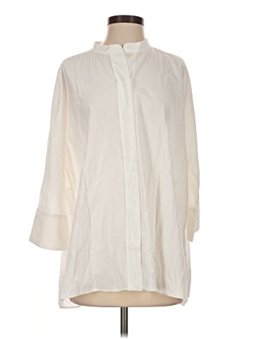 Cos 3/4 Sleeve Button-Down Shirt (view 1)