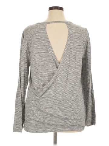 Ann Taylor LOFT Outlet Long Sleeve T-Shirt (view 2)