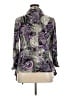 Essentials Paisley Purple 3/4 Sleeve Blouse Size 0X - photo 2