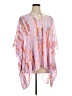 Buddy Love 100% Polyester Pink Short Sleeve Blouse Size XL - photo 1