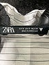 Zara Stripes Ivory Long Sleeve Button-Down Shirt Size S - photo 7