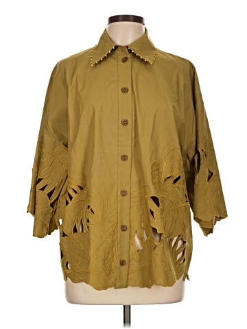 Zimmermann 3/4 Sleeve Button-Down Shirt (view 1)