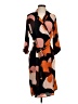 Monki Print Orange Casual Dress Size XS - photo 1
