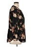 db established 1962 Floral Black Long Sleeve Blouse Size 1X - photo 4