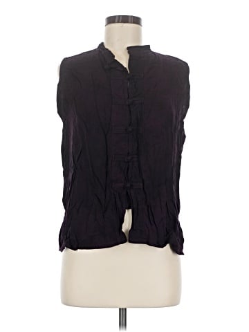 Mariposa Sleeveless Button-Down Shirt (view 1)