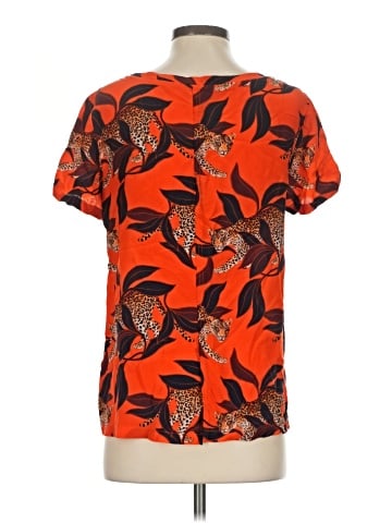 Ann Taylor Short Sleeve Silk Top (view 2)