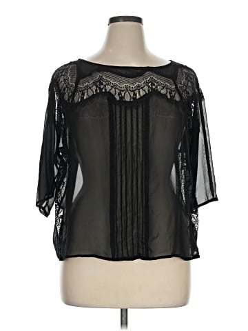 LC Lauren Conrad 3/4 Sleeve Blouse (view 1)