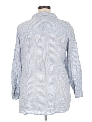Sigrid Olsen Long Sleeve Button-Down Shirt (view 2)