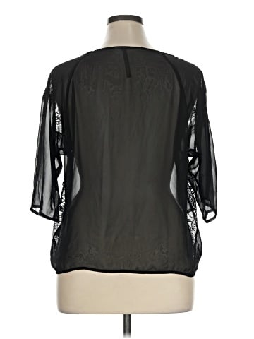 LC Lauren Conrad 3/4 Sleeve Blouse (view 2)