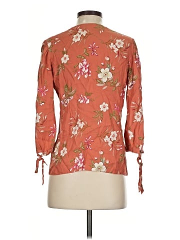 Rebecca Taylor 3/4 Sleeve Silk Top (view 2)