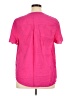 Torrid Pink Short Sleeve Blouse Size 1X Plus (1) - photo 2