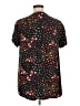 Torrid 100% Rayon Hearts Black Short Sleeve Blouse Size 1X Plus (1) - photo 2