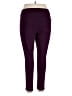 Venezia Solid Purple Active Pants Size 14 - photo 2