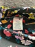 Allison Joy 100% Polyester Floral Black Long Sleeve Blouse Size XS - photo 8