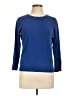Talbots Blue Pullover Sweater Size Lg Petite - photo 1