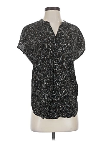 Amour Vert Short Sleeve Silk Top (view 1)