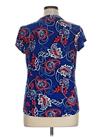 Dana Buchman Short Sleeve Blouse (view 2)