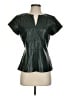 Ann Taylor 100% Polyester Green Short Sleeve Blouse Size S - photo 1