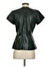 Ann Taylor 100% Polyester Green Short Sleeve Blouse Size S - photo 2
