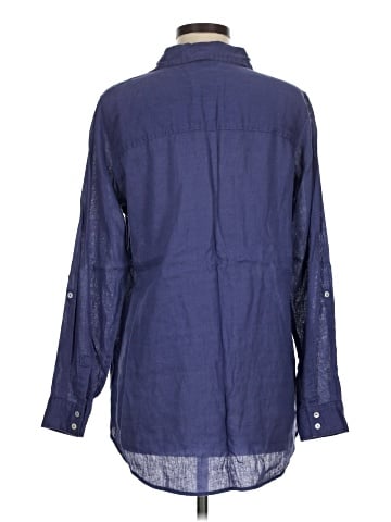 Sigrid Olsen Long Sleeve Button-Down Shirt (view 2)