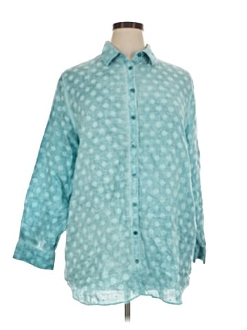 Soft Surroundings 3/4 Sleeve Button-Down Shirt (view 1)