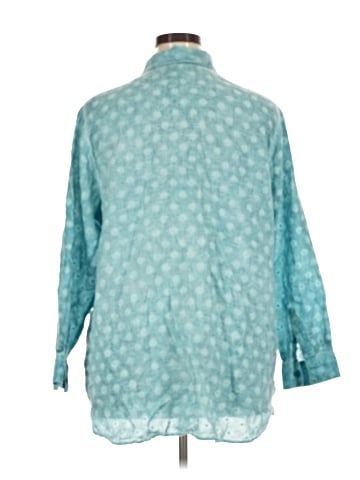 Soft Surroundings 3/4 Sleeve Button-Down Shirt (view 2)