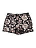 Say What? 100% Polyester Floral Black Shorts Size M - photo 2